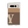 Clear Case［ Original - initial two tone - Y brown ］