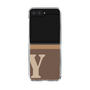 Clear Case［ Original - initial two tone - Y brown ］