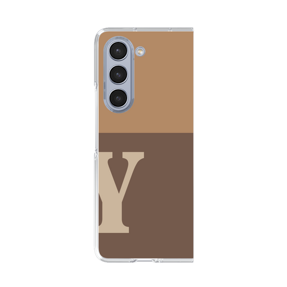 Clear Case［ Original - initial two tone - Y brown ］