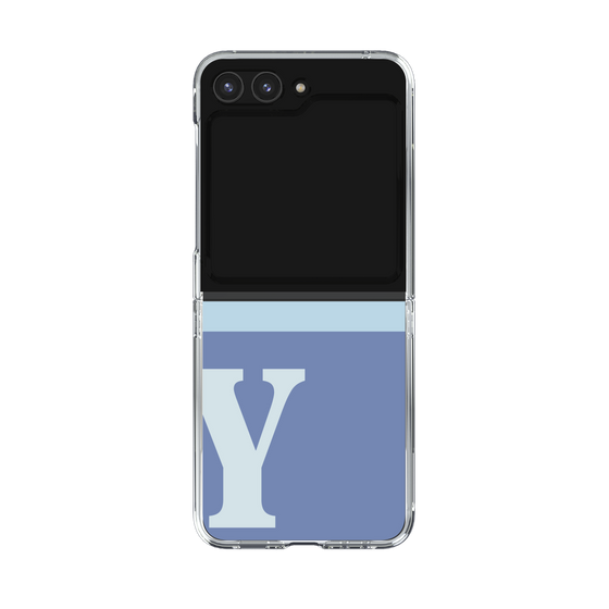 Clear Case［ Original - initial two tone - Y blue ］
