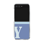 Clear Case［ Original - initial two tone - Y blue ］