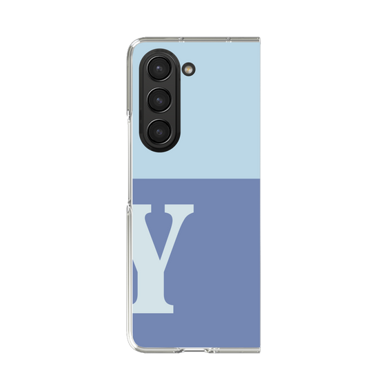 Clear Case［ Original - initial two tone - Y blue ］