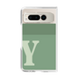 Clear Case［ Original - initial two tone - Y green ］