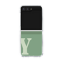 Clear Case［ Original - initial two tone - Y green ］
