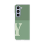 Clear Case［ Original - initial two tone - Y green ］