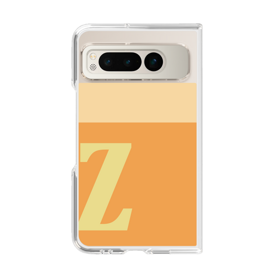 Clear Case［ Original - initial two tone - Z orange ］