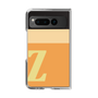 Clear Case［ Original - initial two tone - Z orange ］