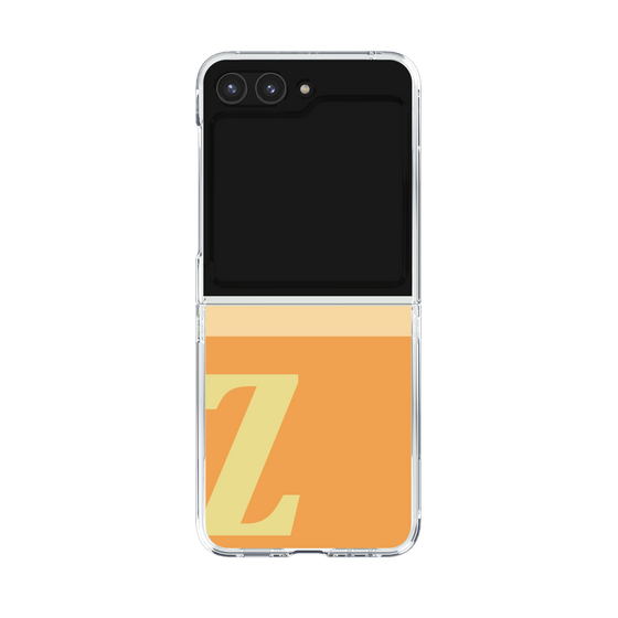 Clear Case［ Original - initial two tone - Z orange ］