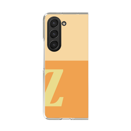 Clear Case［ Original - initial two tone - Z orange ］