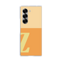 Clear Case［ オリジナル - initial two tone - Z orange ］