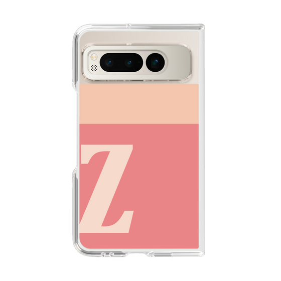 Clear Case［ Original - initial two tone - Z pink ］