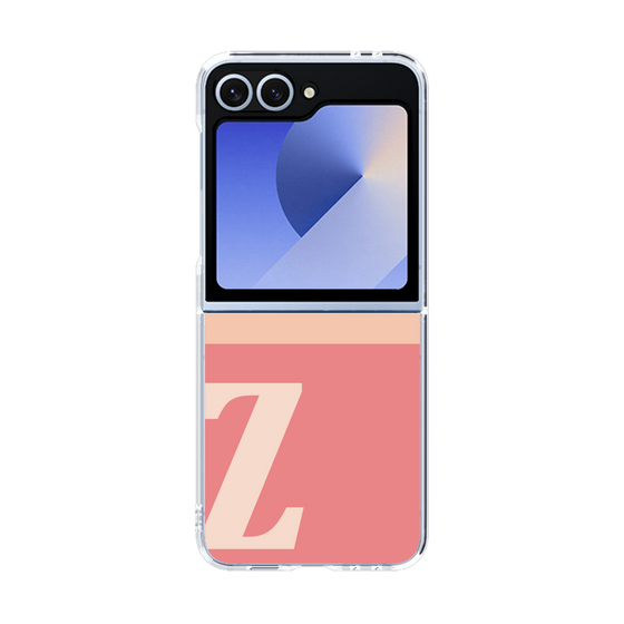 Clear Case［ オリジナル - initial two tone - Z pink ］