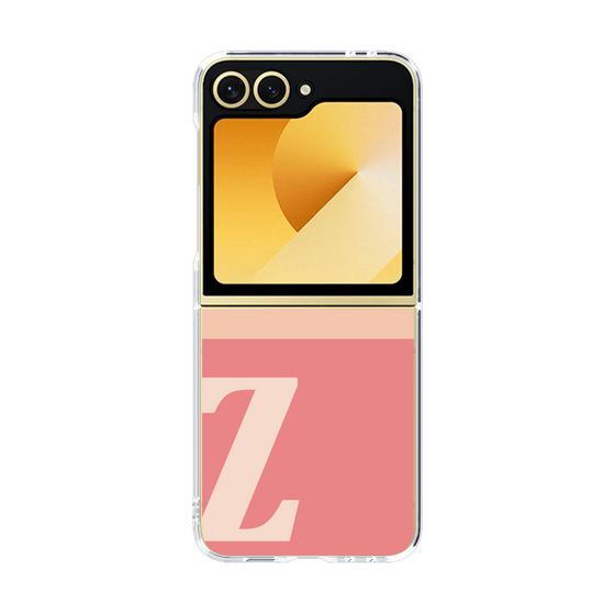 Clear Case［ オリジナル - initial two tone - Z pink ］