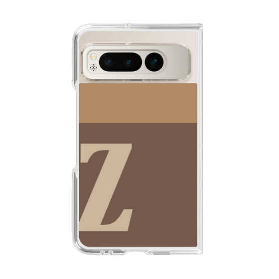 Clear Case［ Original - initial two tone - Z brown ］