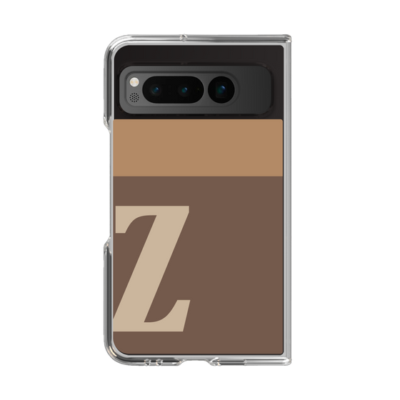 Clear Case［ Original - initial two tone - Z brown ］