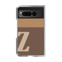 Clear Case［ Original - initial two tone - Z brown ］