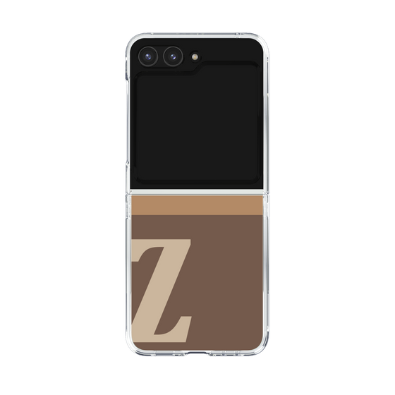 Clear Case［ Original - initial two tone - Z brown ］