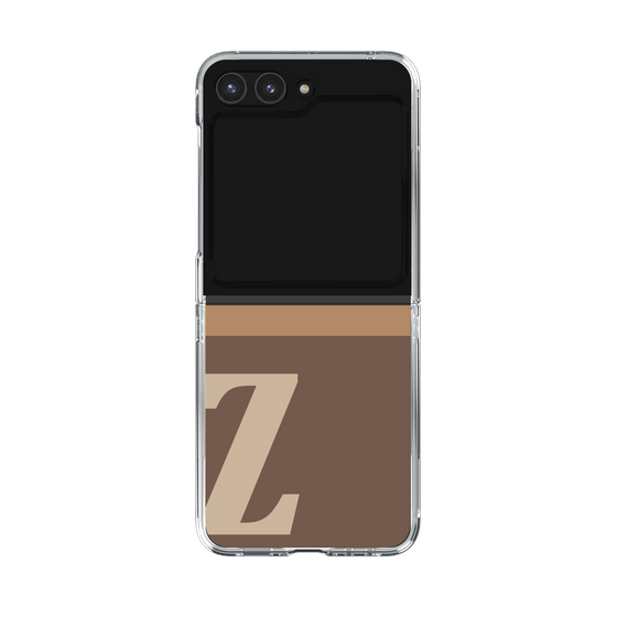 Clear Case［ Original - initial two tone - Z brown ］