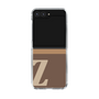 Clear Case［ Original - initial two tone - Z brown ］