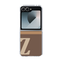 Clear Case［ オリジナル - initial two tone - Z brown ］