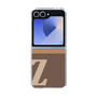 Clear Case［ オリジナル - initial two tone - Z brown ］