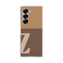 Clear Case［ オリジナル - initial two tone - Z brown ］