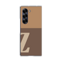Clear Case［ オリジナル - initial two tone - Z brown ］