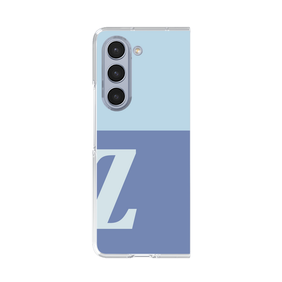 Clear Case［ Original - initial two tone - Z blue ］