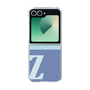 Clear Case［ オリジナル - initial two tone - Z blue ］