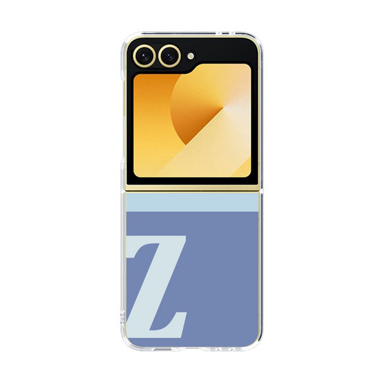 Clear Case［ オリジナル - initial two tone - Z blue ］