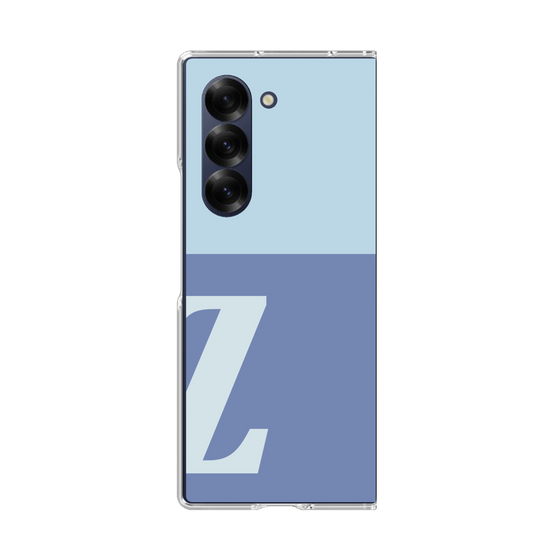 Clear Case［ オリジナル - initial two tone - Z blue ］