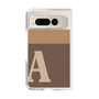Clear Case［ Original - initial two tone - A brown ］