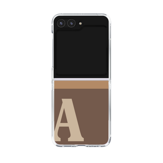 Clear Case［ Original - initial two tone - A brown ］