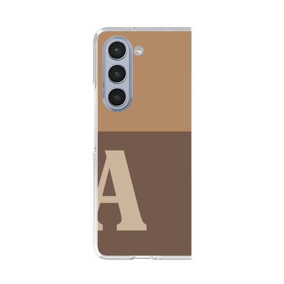 Clear Case［ Original - initial two tone - A brown ］