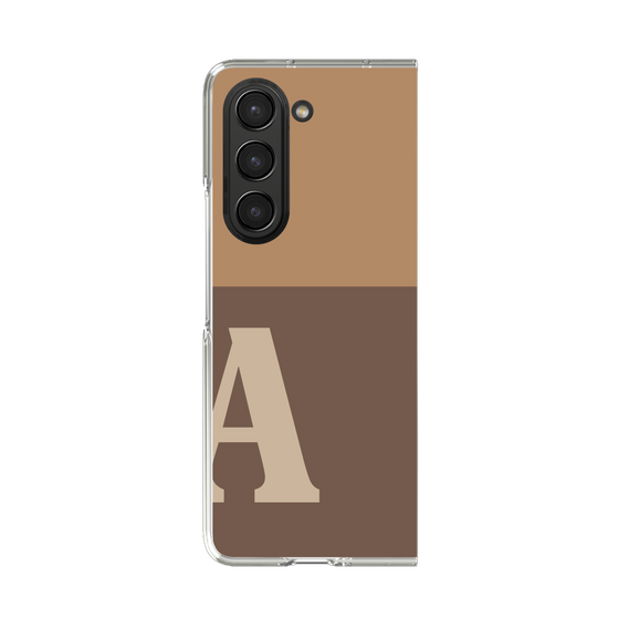 Clear Case［ Original - initial two tone - A brown ］