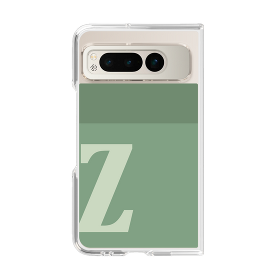 Clear Case［ Original - initial two tone - Z green ］