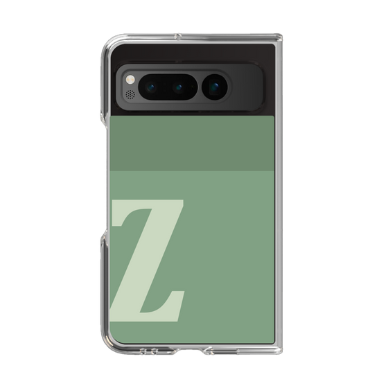 Clear Case［ Original - initial two tone - Z green ］