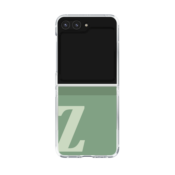 Clear Case［ Original - initial two tone - Z green ］