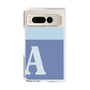 Clear Case［ Original - initial two tone - A blue ］