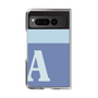 Clear Case［ Original - initial two tone - A blue ］