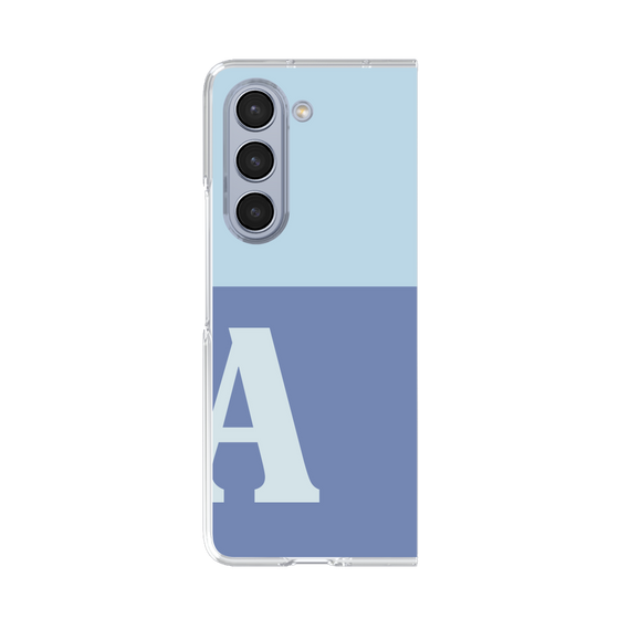 Clear Case［ Original - initial two tone - A blue ］
