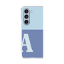 Clear Case［ Original - initial two tone - A blue ］