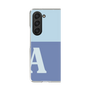 Clear Case［ Original - initial two tone - A blue ］