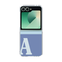 Clear Case［ オリジナル - initial two tone - A blue ］