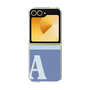 Clear Case［ オリジナル - initial two tone - A blue ］