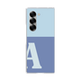 Clear Case［ オリジナル - initial two tone - A blue ］