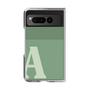 Clear Case［ Original - initial two tone - A green ］