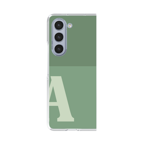 Clear Case［ Original - initial two tone - A green ］