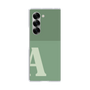 Clear Case［ オリジナル - initial two tone - A green ］