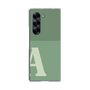 Clear Case［ オリジナル - initial two tone - A green ］